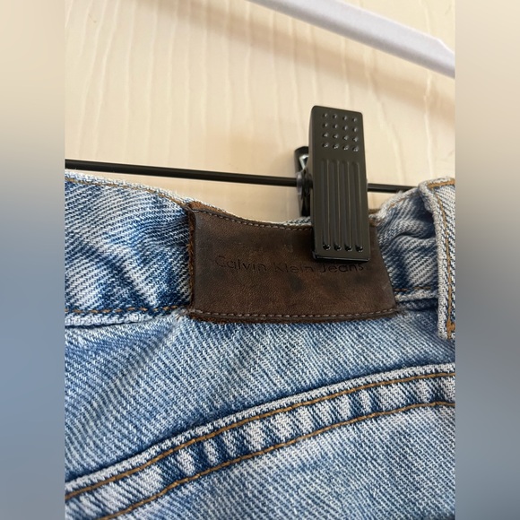 Vtg 90s Y2K Calvin Klein light washed mid rise jeans S - Picture 6 of 8